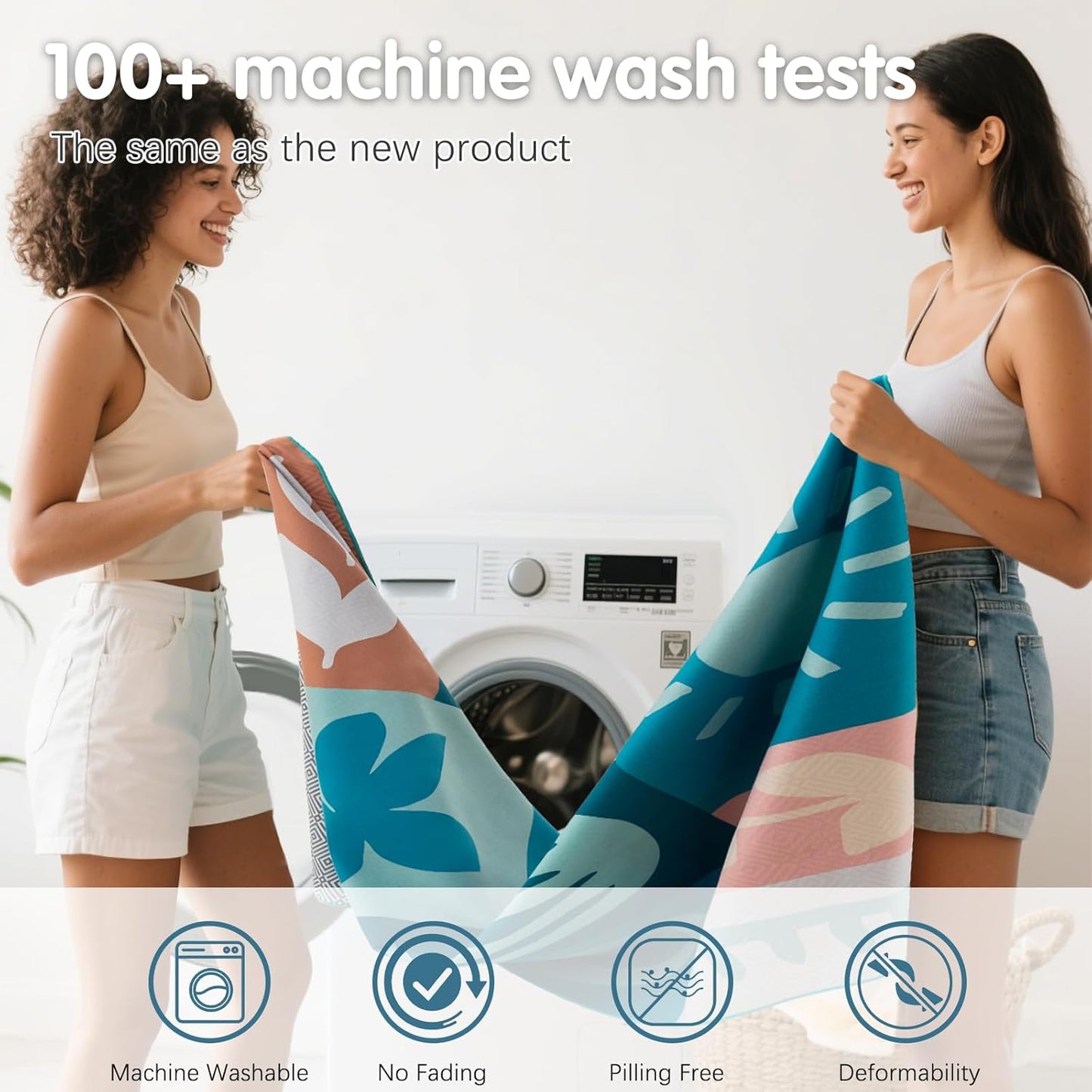 PY SUPER MODE 2 Pack Beach Towel - 75 x 35 inches Quick Dry Microfiber Beach Towels Oversized, Lightweight Soft and Absorbent Suitable for Swimming Pool Camping for Adults