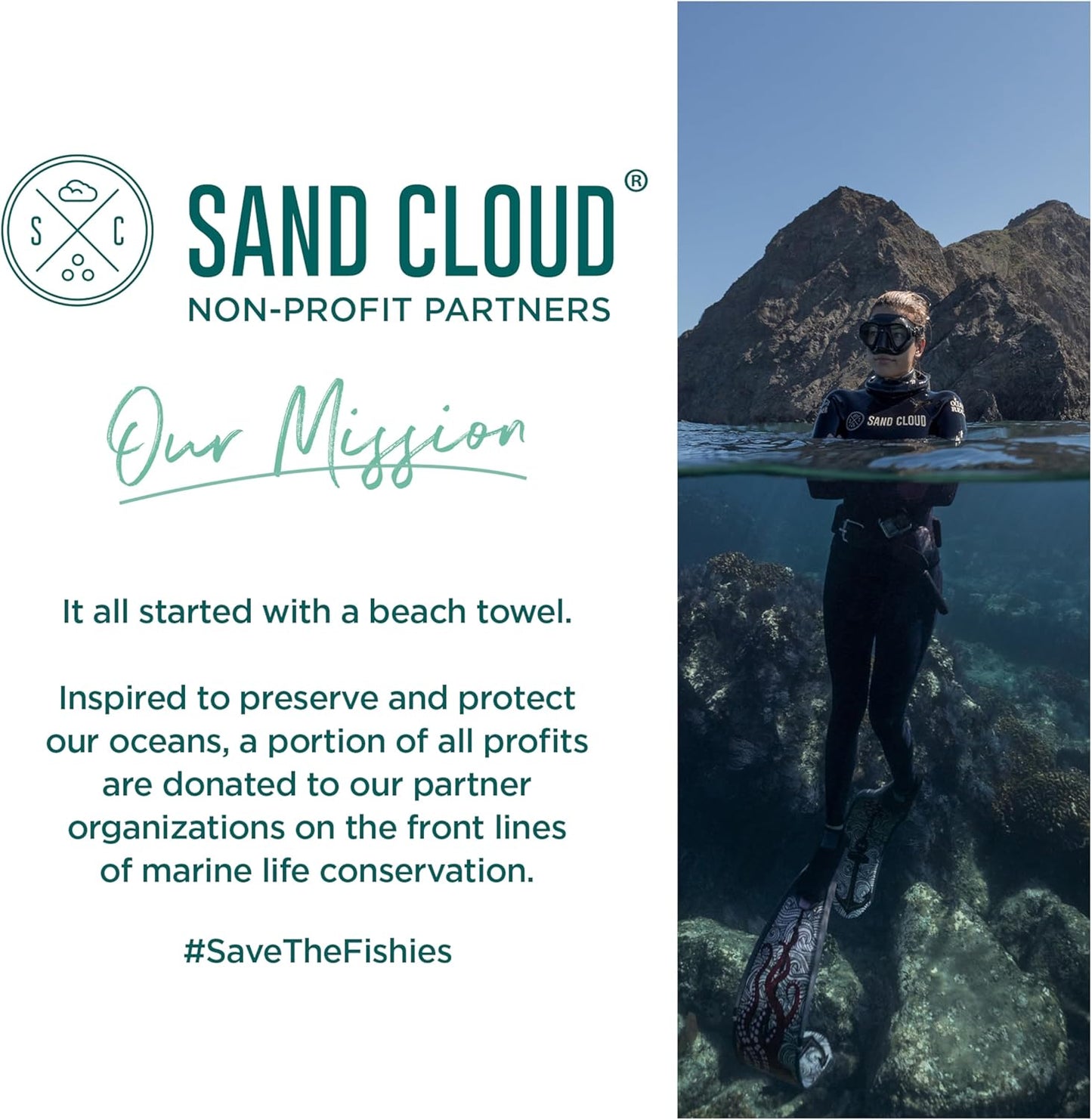 Sand Cloud Turkish Beach Towel - Sand Free - 100% Organic Turkish Cotton Yarn - Quick Dry Towel for Beach, Picnic Blanket or Throw - As Seen on Shark Tank - Tie Dye (Black Acid Wash)