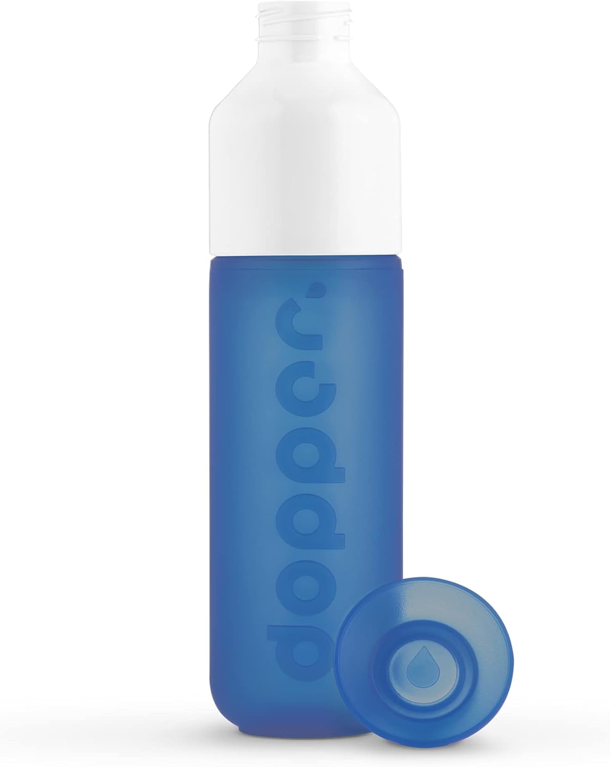 Preserve Dopper Water Bottle, 15.25 Ounce, Pacific Blue