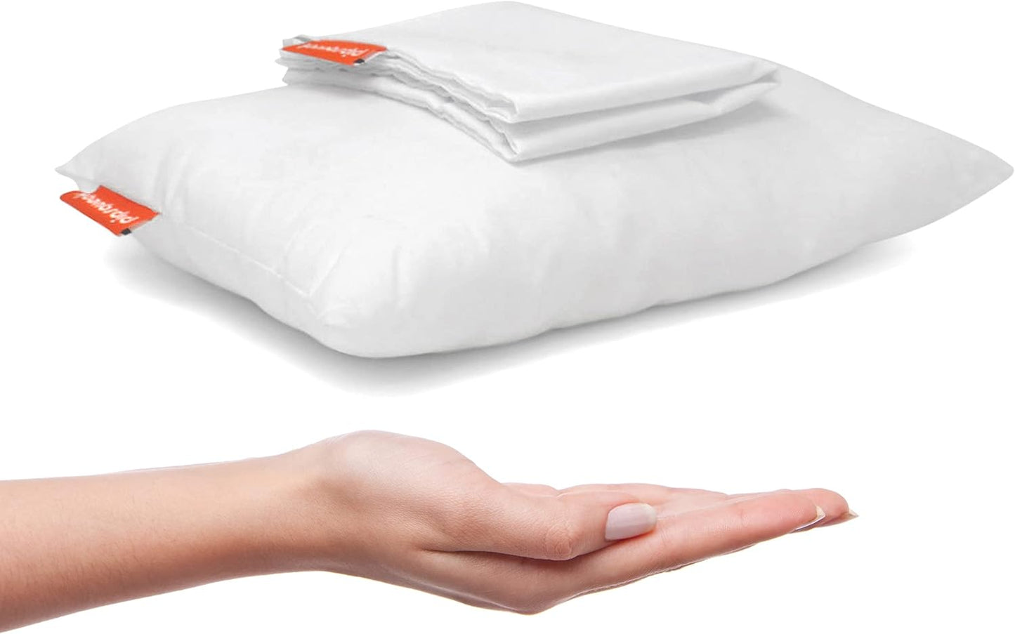 Pipsqueak Pillow - Small, Mini, Tiny - 11 x 7 in - Perfect for Travel, Cars, Airplanes, Camping, Dogs, Toddlers, Kids, Lumbar, Knees and Neck - Ages 2 Yrs and Up