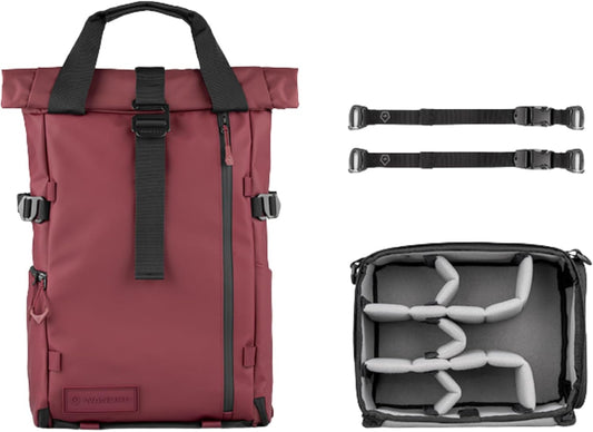 WANDRD All New PRVKE 21L V4: Camera Backpack and Photography Bundle - Weatherproof Travel and Photography Backpack, Bundle Includes 21L Bag, Camera Cube, Waist Straps, and Accessory Straps