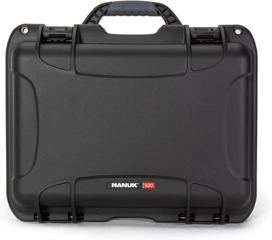 Nanuk 920 Waterproof Hard Case with Foam – Impact-Resistant with Integrated Slide Locks for Camera, Drone and Electronics (Black)