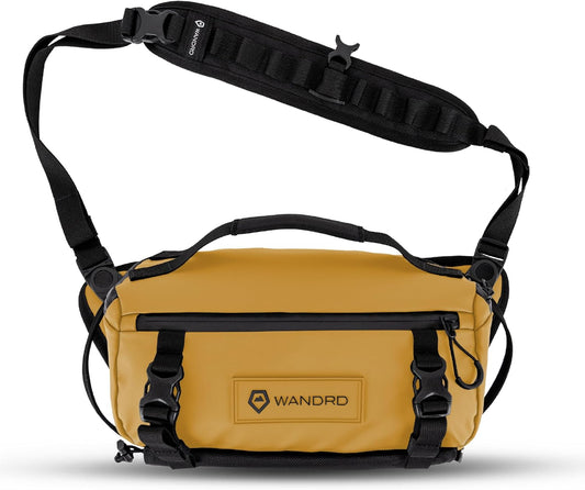 WANDRD ROGUE V1 6L Sling: Compact Camera Sling and Crossbody Bag with Fast Access, 3-Way Carry– Lightweight Everyday Bag Great for Travel, Photography, and Daily Use (Dallol Yellow)