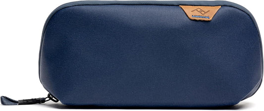 Peak Design Small Tech Pouch, Midnight, Electronics Organizer for Travel or Everyday Carry, Origami-Style Storage, Cable Pass-Through, Weatherproof Recycled Nylon, Gear Carry Bag for Men and Women