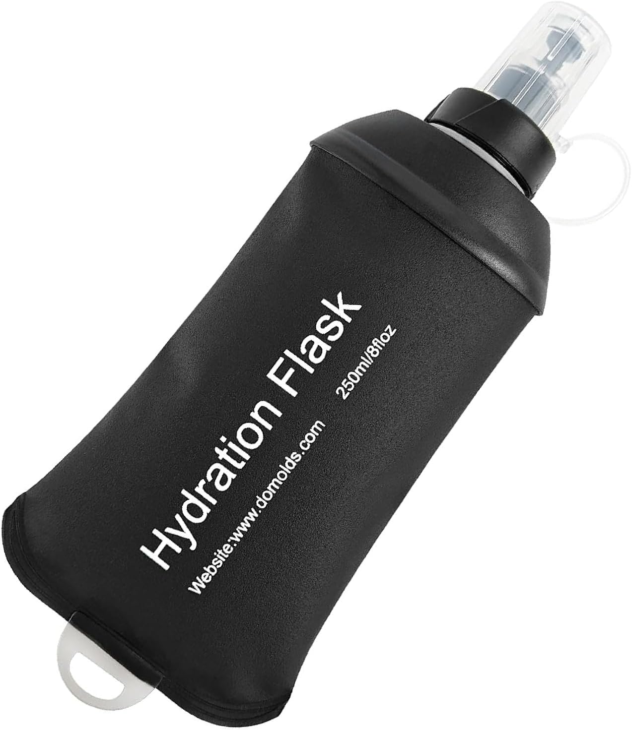 AXEN Soft Flask TPU Foldable Running Hydration Flask, Soft Collapsible Water Bottle for Hydration Pack Cycling Marathon Running Hiking