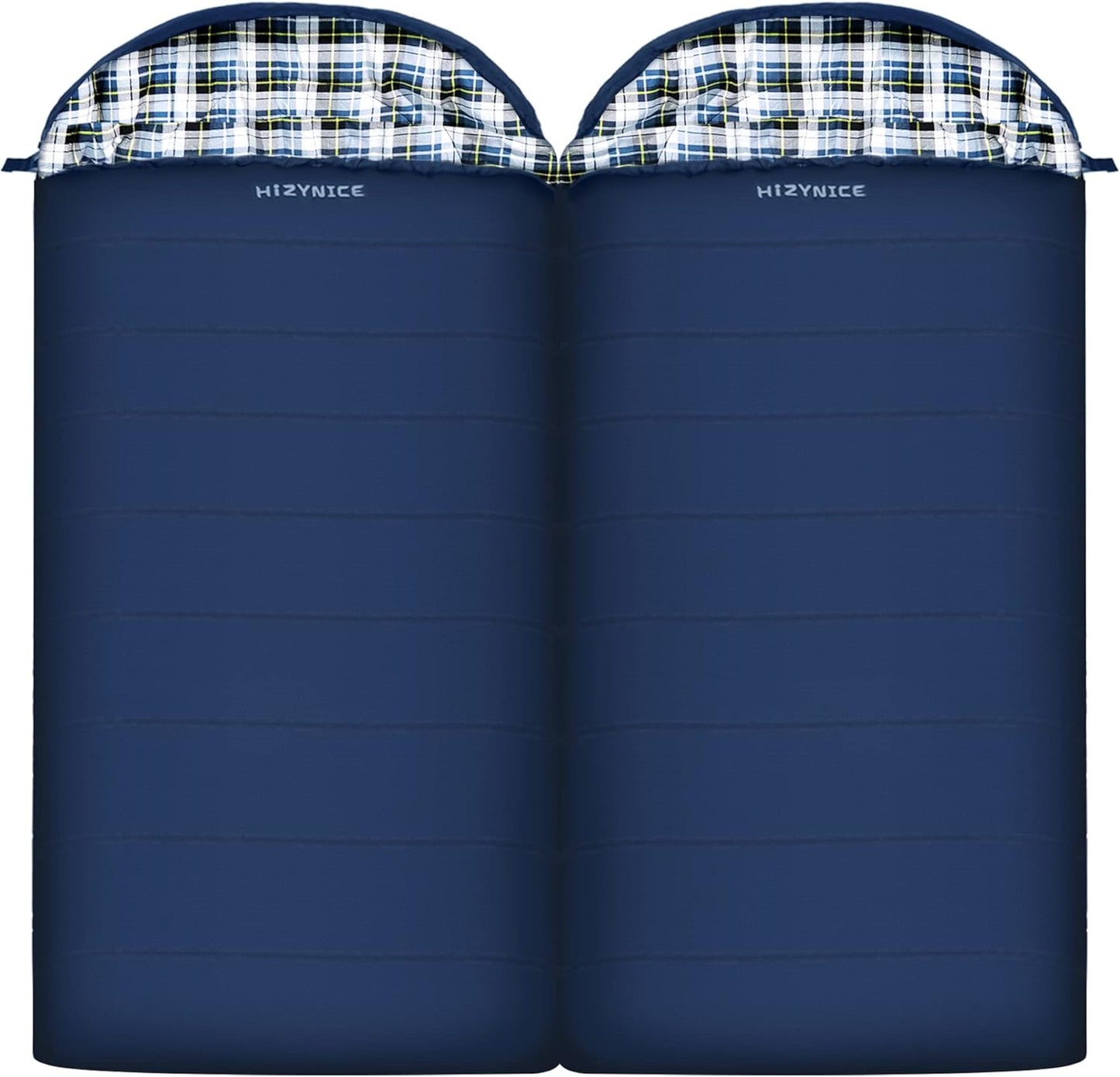 0 Degree Sleeping Bag 100% Cotton Flannel XXL for Adults Big and Tall Cold Weather Winter Zero Degree Camping,Free Compression Sack