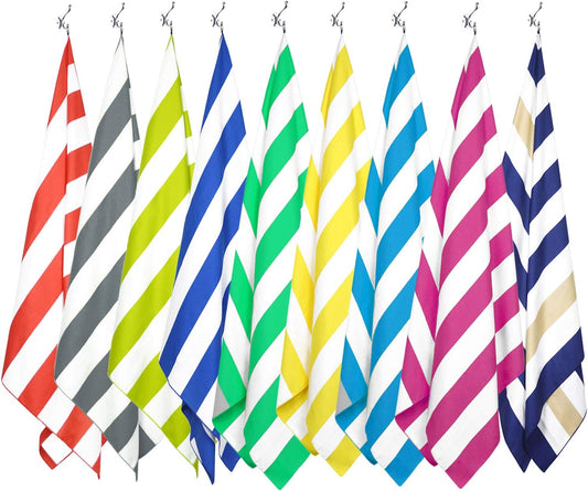 Your Choice Microfiber Quick Dry Sand-Free Beach Towel for Adults & Kids (67x35 Inch, 60x30 Inch) - Oversized, Compact, Lightweight, Absorben