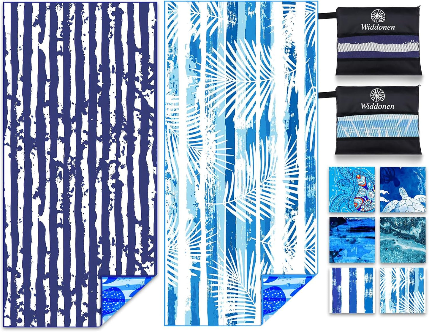 Lightweight Thin Microfiber Beach Towel Sand Free Quick Dry Absorbent Compact Soft Pool Swim Travel Towels Extra Large Oversized Beach Accessories Packable Essentials Stuff Gifts for Adult