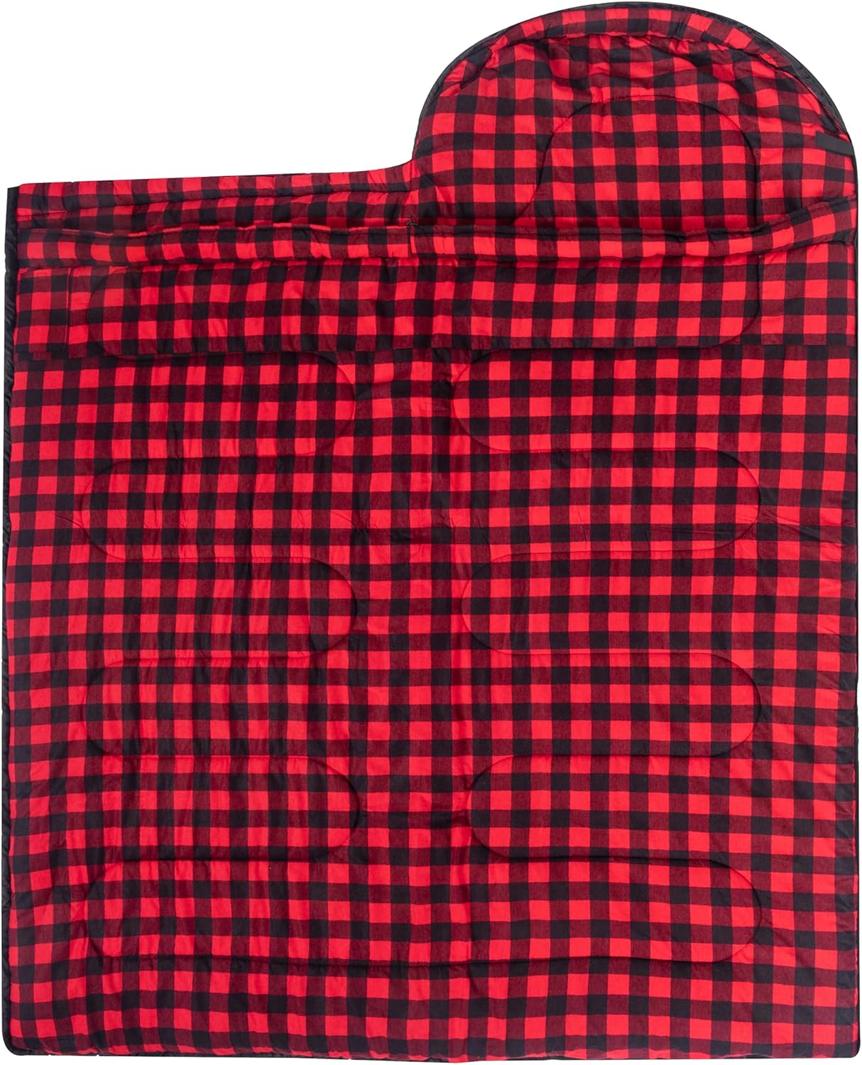 0 Degree Sleeping Bag 100% Cotton Flannel XXL for Adults Big and Tall Cold Weather Winter Zero Degree Camping,Free Compression Sack