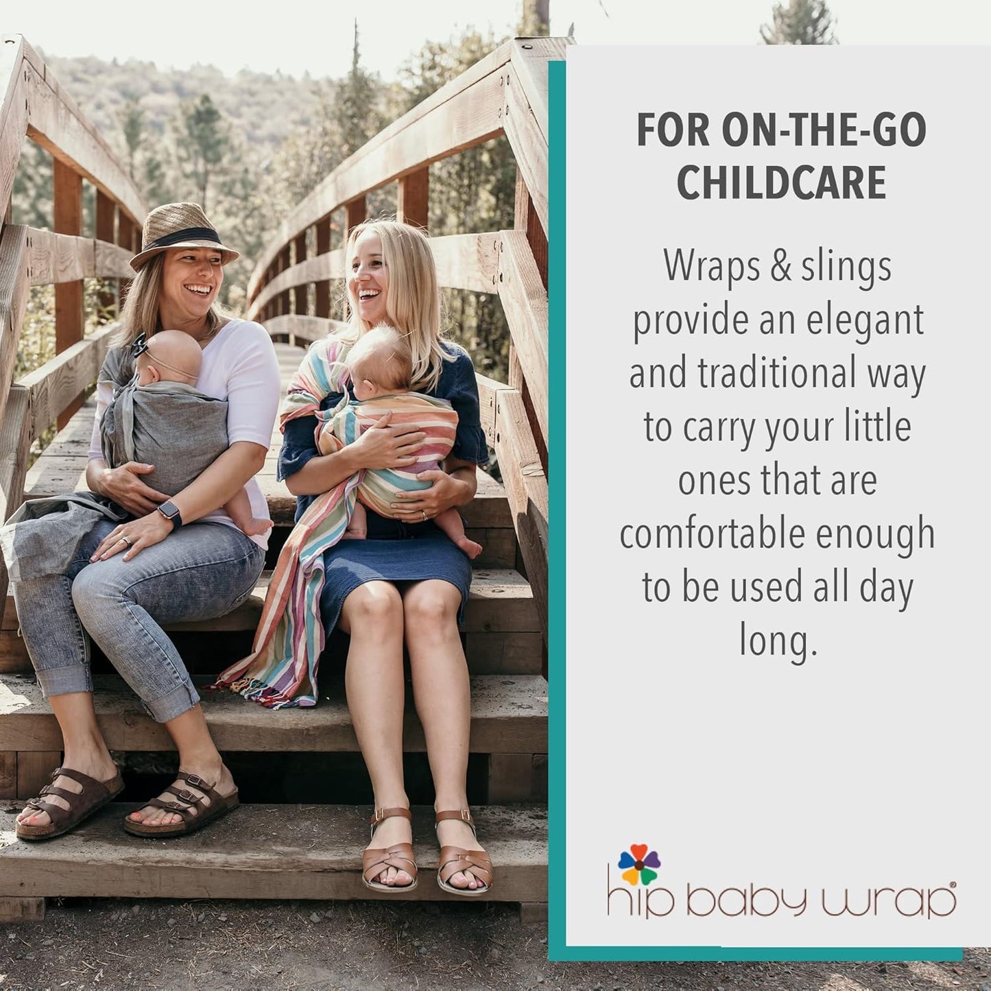 Hip Baby Wrap Ring Sling Baby Carrier for Infants and Toddlers - Beautiful, 100% Soft Cotton Baby Wraps Carrier for Babies 8-35 lbs - Perfect Baby Shower Gifts Moms and Dads - Nursing Cover (Sahara)