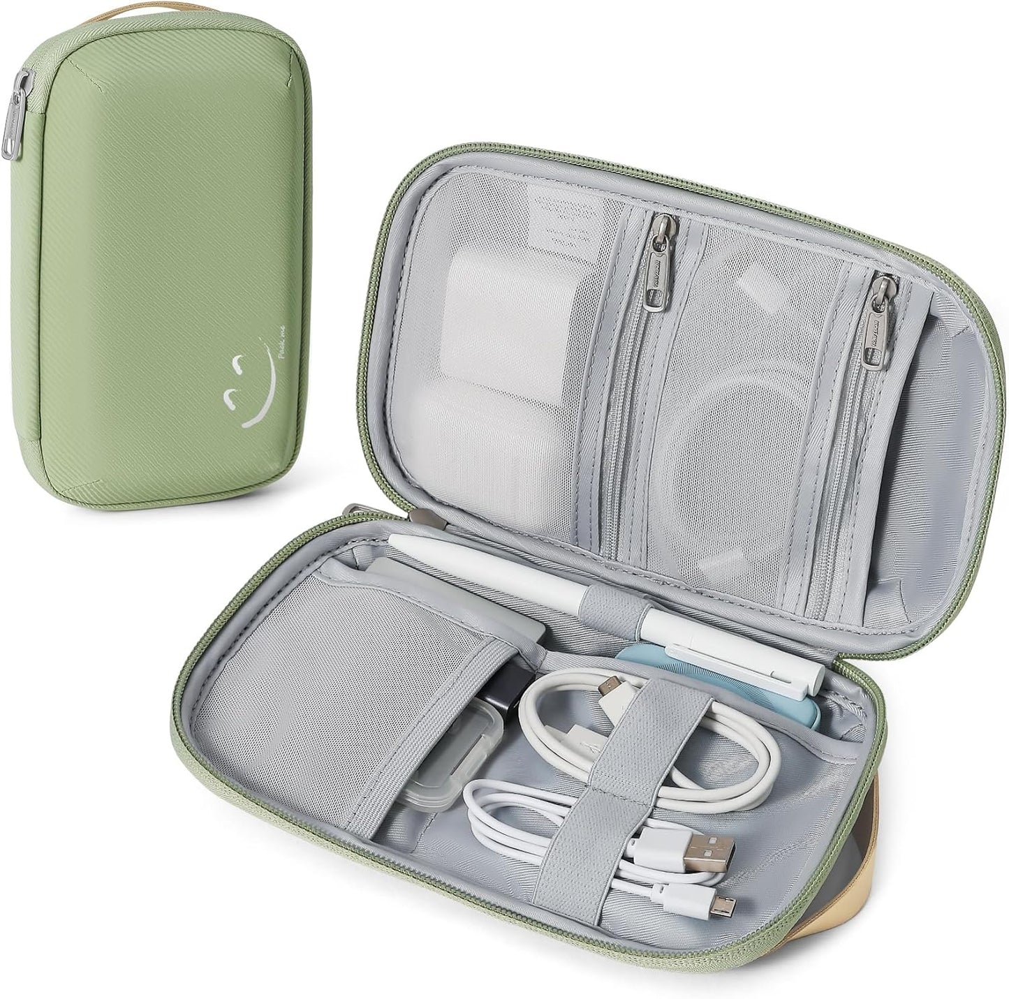 Travelkin Travel Cord Organizer, Small Electronic Organizer Travel Case, Cable Organizer Bag For Cords,Chargers Phone, Sd Card,Usbs