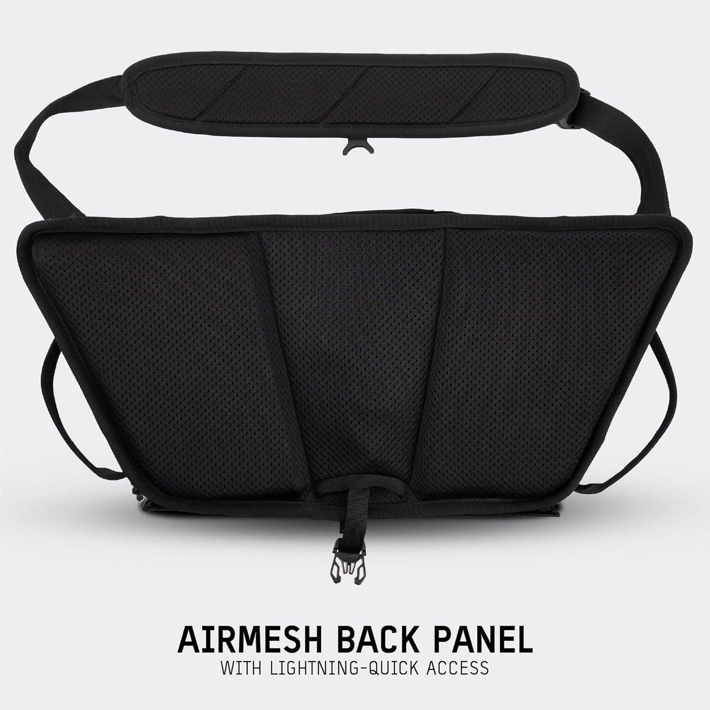 WANDRD ROGUE V1 9L Sling: Compact Camera Sling and Crossbody Bag with Fast Access, 3-Way Carry– Lightweight Everyday Bag Great for Travel, Photography, and Daily Use (Black)