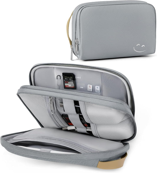 Travelkin Travel Cord Organizer, Electronic Organizer Travel Case, Cable Organizer Bag For Cords,Chargers Phone, Sd Card,Usbs